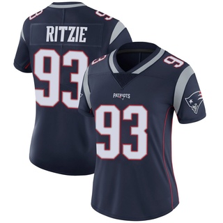 Limited Jahvaree Ritzie Women's New England Patriots Team Color Vapor Untouchable Jersey - Navy