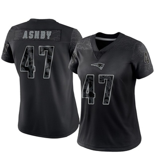 Limited Julian Ashby Women's New England Patriots Reflective Jersey - Black