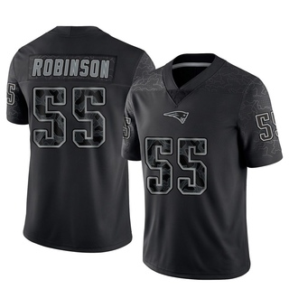 Limited Tyrese Robinson Youth New England Patriots Reflective Jersey - Black