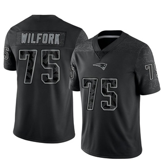 Limited Vince Wilfork Men's New England Patriots Reflective Jersey - Black